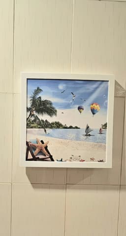  صندوق  2×1 تخزين و إطار صورة يُثبت على الحائط، سهل التركيب ،متين، مقاوم للماء، قابل للطي  5
