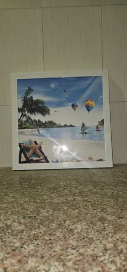 صندوق  2×1 تخزين و إطار صورة يُثبت على الحائط، سهل التركيب ،متين، مقاوم للماء، قابل للطي  9